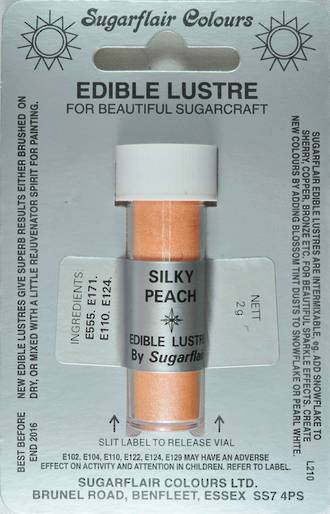 Sugarflair Edible Lustre Colour Silky Peach